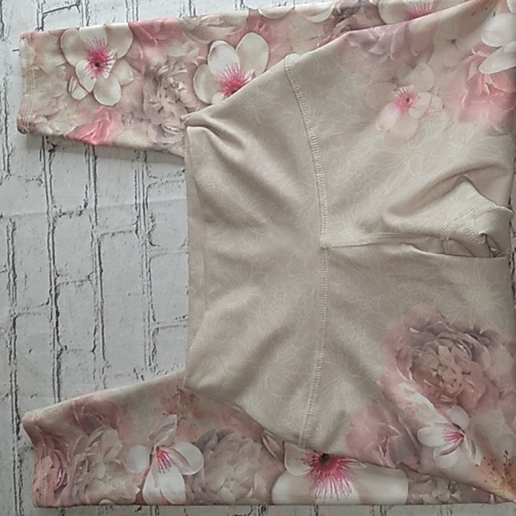 Evolution and Creation size Small Floral Legging Yoga Athletic - Picture 2 of 6